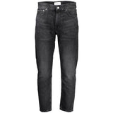 Jean Femme en Coton Bleu Calvin Klein - Élégant et Confortable