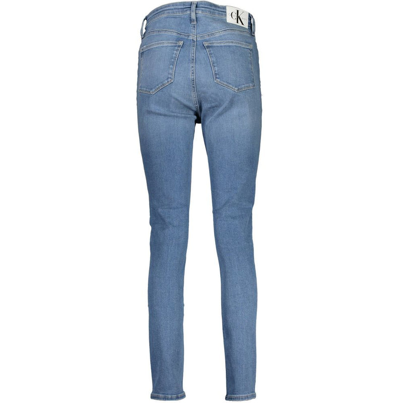 Jeans Skinny Femme en Coton Bleu Calvin Klein - Écologiques