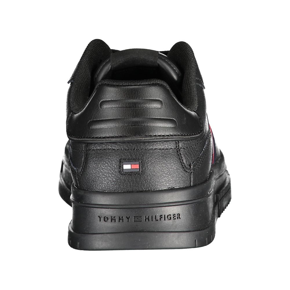 Tommy Hilfiger Black Polyester Sneaker for Men