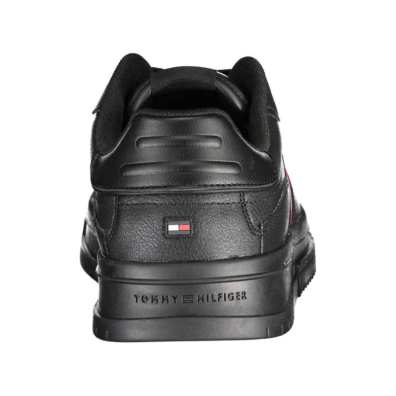 Tommy Hilfiger Black Polyester Sneaker for Men