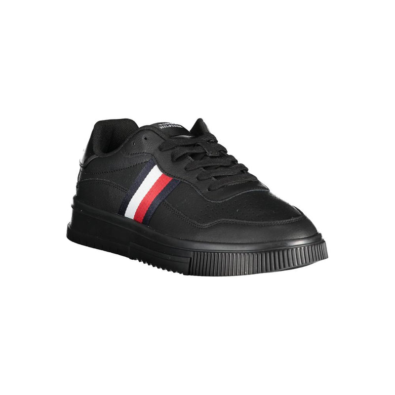Tommy Hilfiger Black Polyester Sneaker for Men