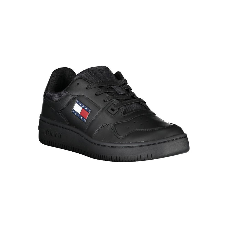 Baskets en Polyester Noires Tommy Hilfiger pour Femmes