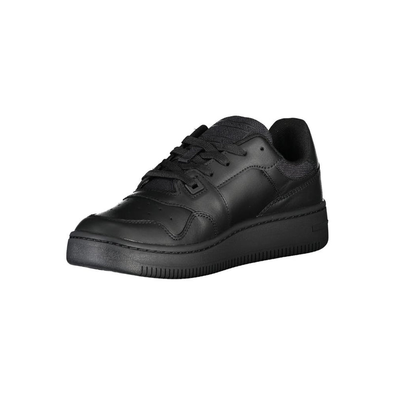 Baskets en Polyester Noires Tommy Hilfiger pour Femmes