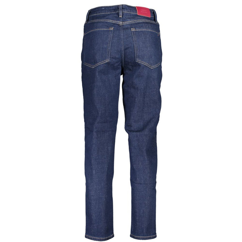 Jeans Tapered Gramercy Tommy Hilfiger pour Femmes en Bleu