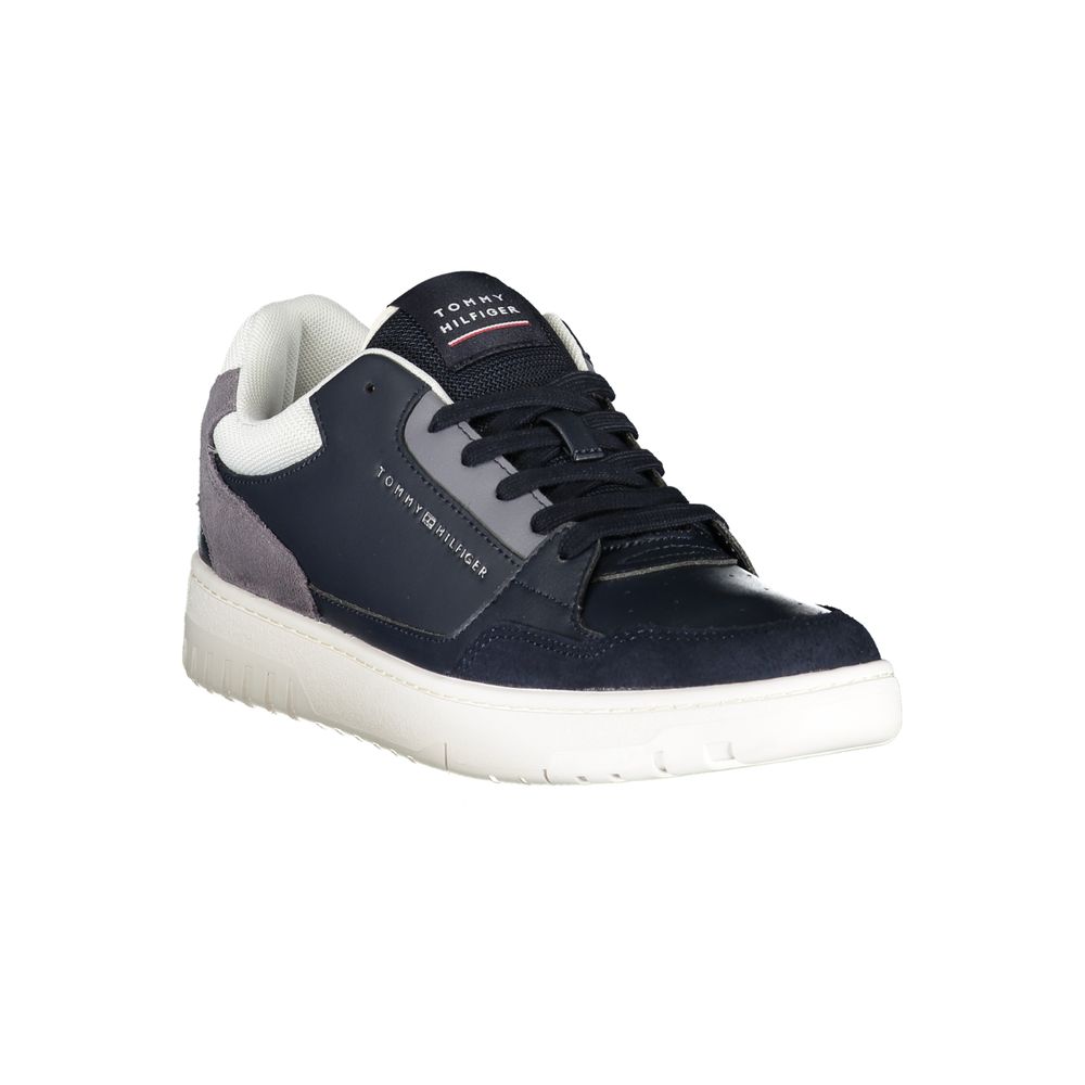 Tommy Hilfiger Blue Polyester Sneaker for Men
