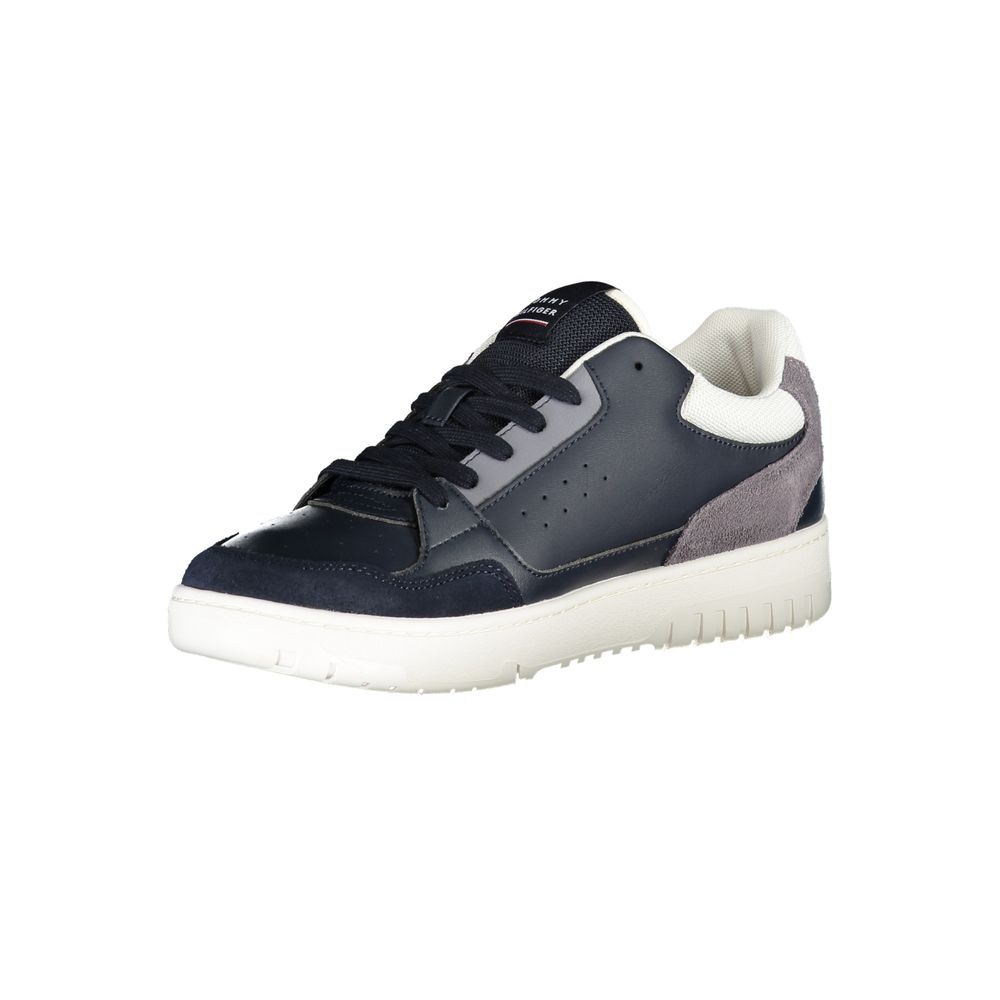 Tommy Hilfiger Blue Polyester Sneaker for Men