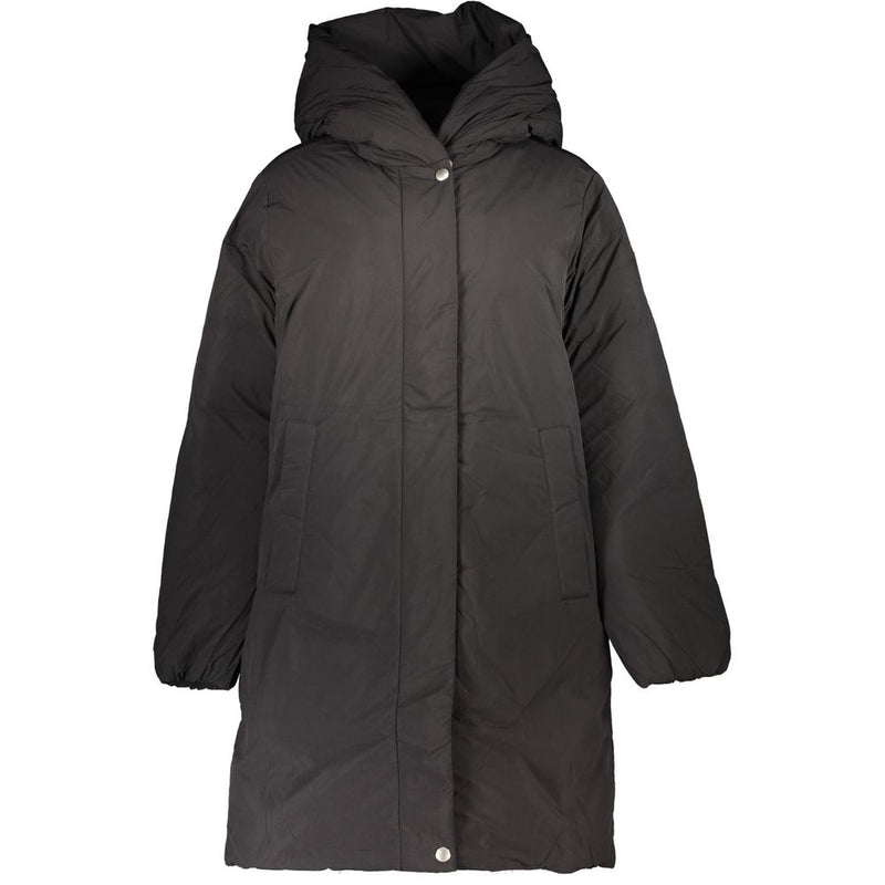 Tommy Hilfiger Veste Noire en Polyester avec Capuche