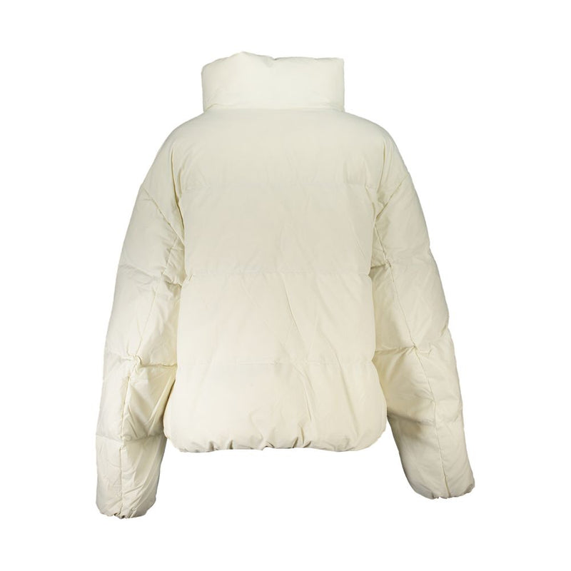 Calvin Klein White Polyamide Jacket & Coat