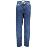 Calvin Klein Blue Cotton Mom Jeans Denim - Style & Comfort