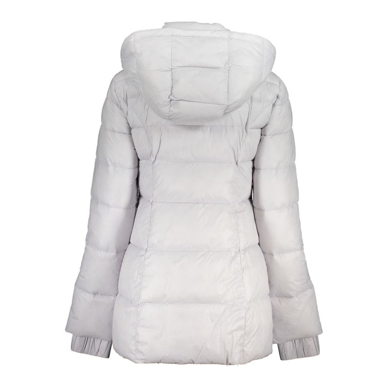 Veste à manches longues blanche en polyamide Patrizia Pepe avec capuche