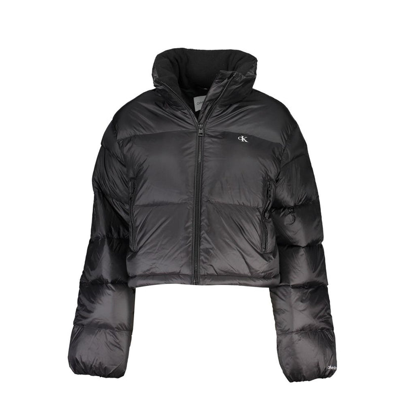 Calvin Klein Black Polyamide Jacket - Stylish & Sustainable