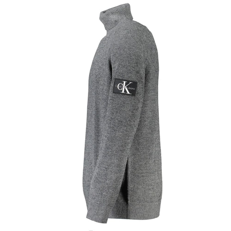 Pull en laine grise Calvin Klein