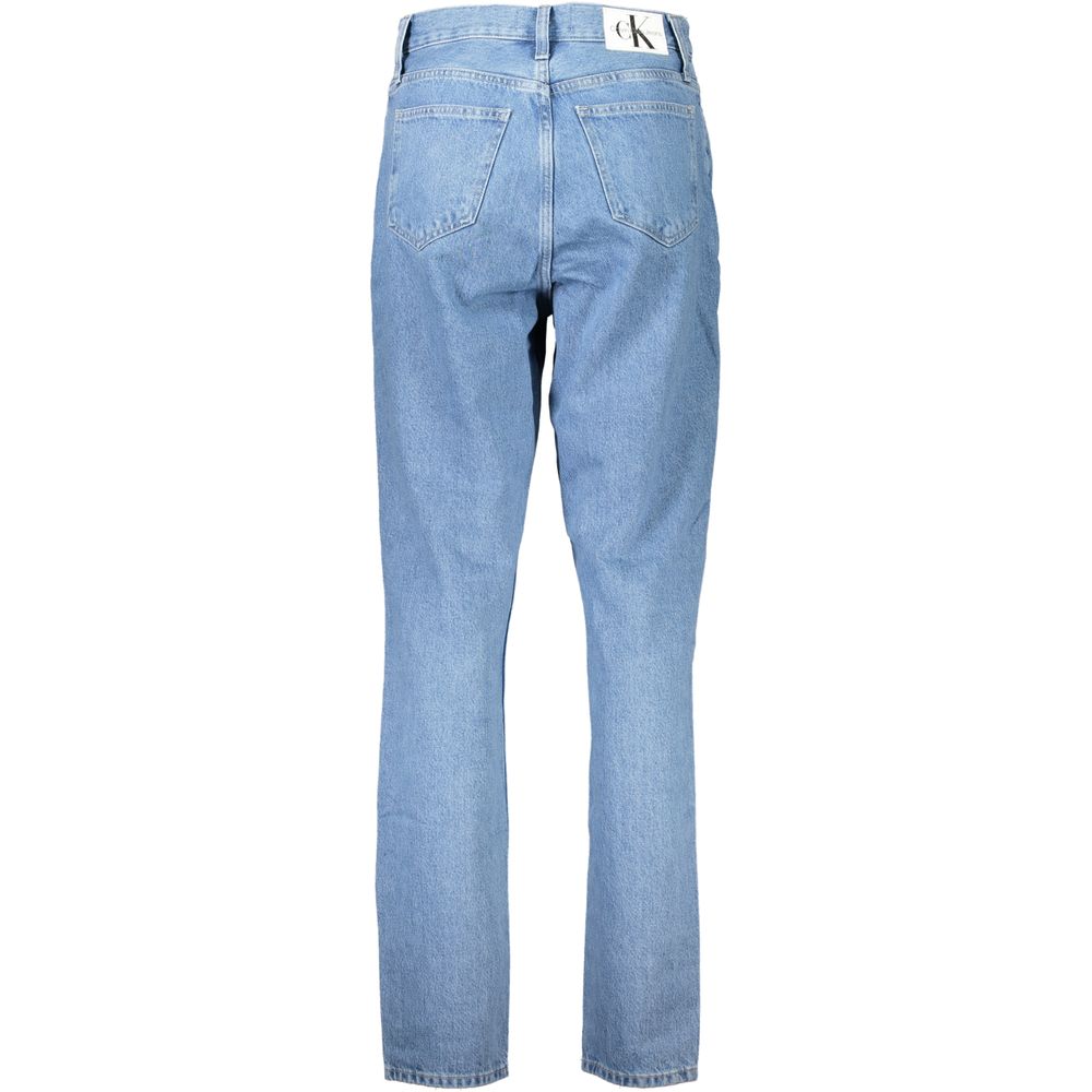 Calvin Klein Blue Cotton Mom Jeans Denim - Modern Fit