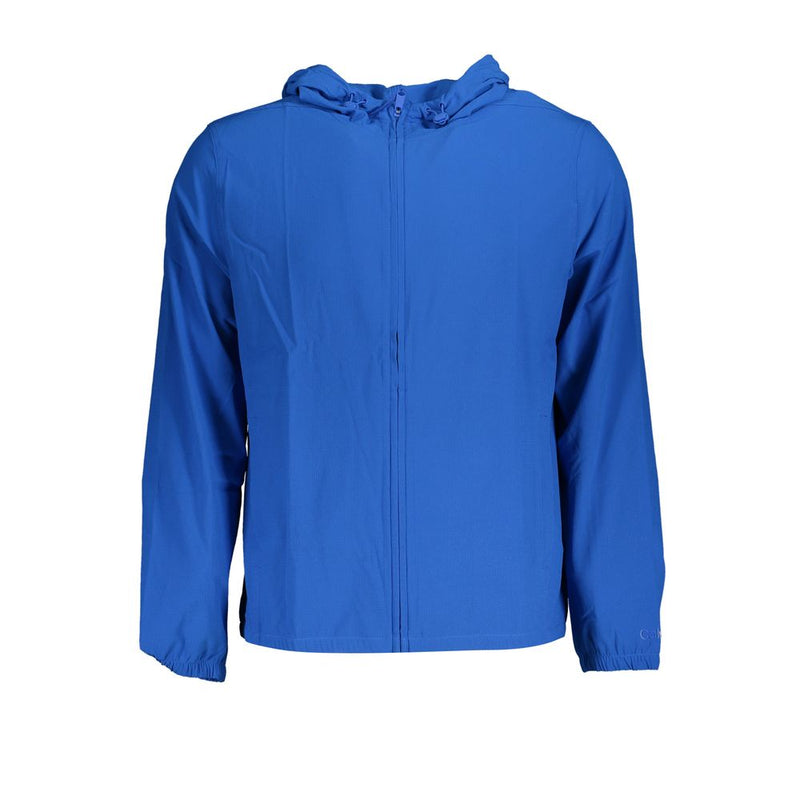 Veste de sport pour homme en polyester bleu Calvin Klein