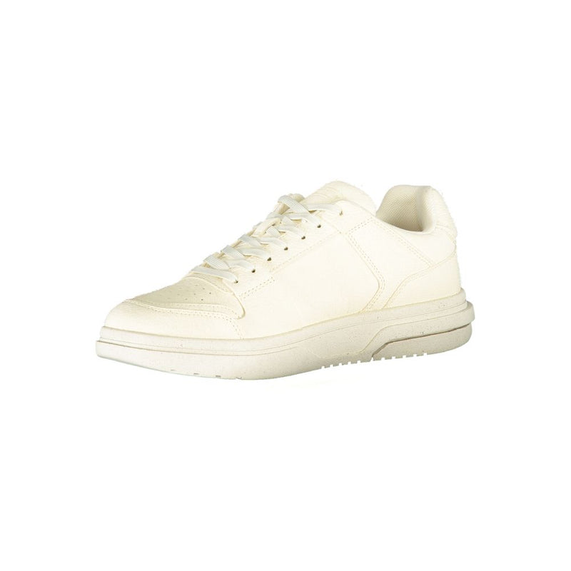 Tommy Hilfiger White Polyester Sneaker - Élégance et Confort