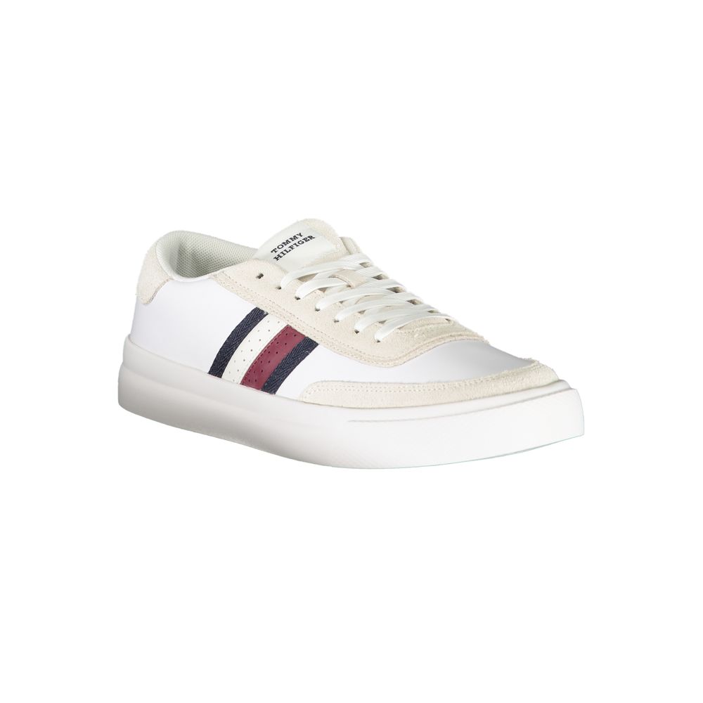Tommy Hilfiger White Polyester Sneaker for Men