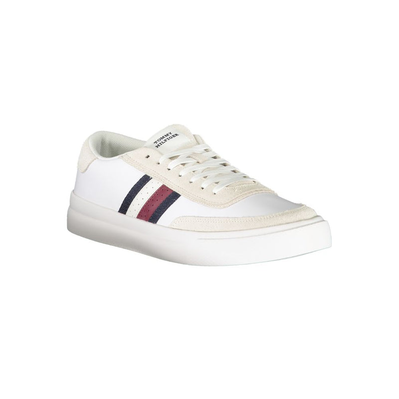 Tommy Hilfiger White Polyester Sneaker for Men