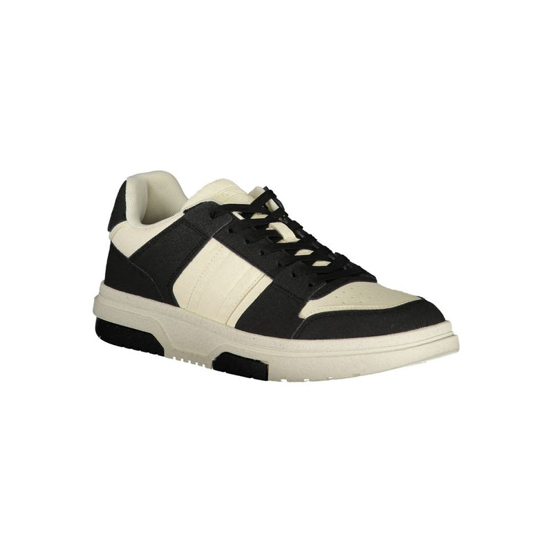 Tommy Hilfiger Sneakers Noires en Polyester pour Hommes - Élégantes et Confortables
