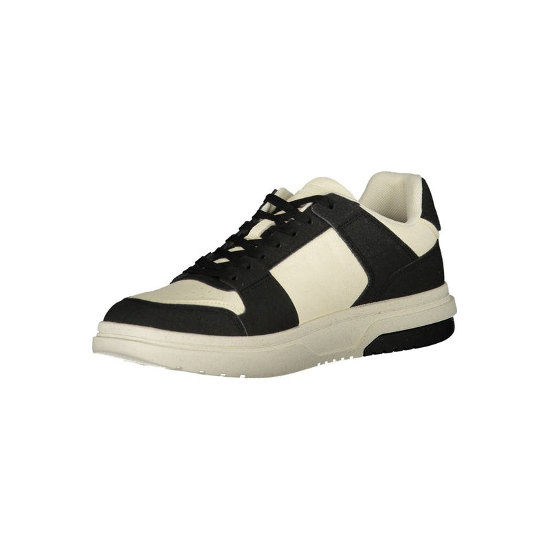 Tommy Hilfiger Sneakers Noires en Polyester pour Hommes - Élégantes et Confortables