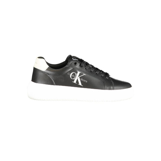 Calvin Klein Black Polyester Sneaker - Écologique et Élégant