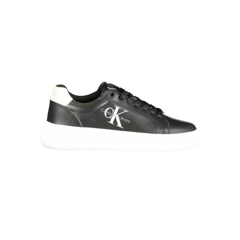Calvin Klein Black Polyester Sneaker - Écologique et Élégant