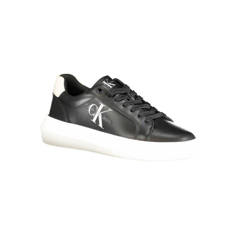 Calvin Klein Black Polyester Sneaker - Écologique et Élégant