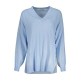 Guess Jeans Blue Cotton Sweater - Stylish Comfort