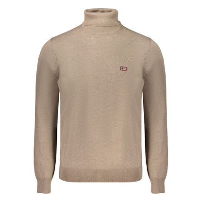 Pull en polyester brun, Norvège, 1963
