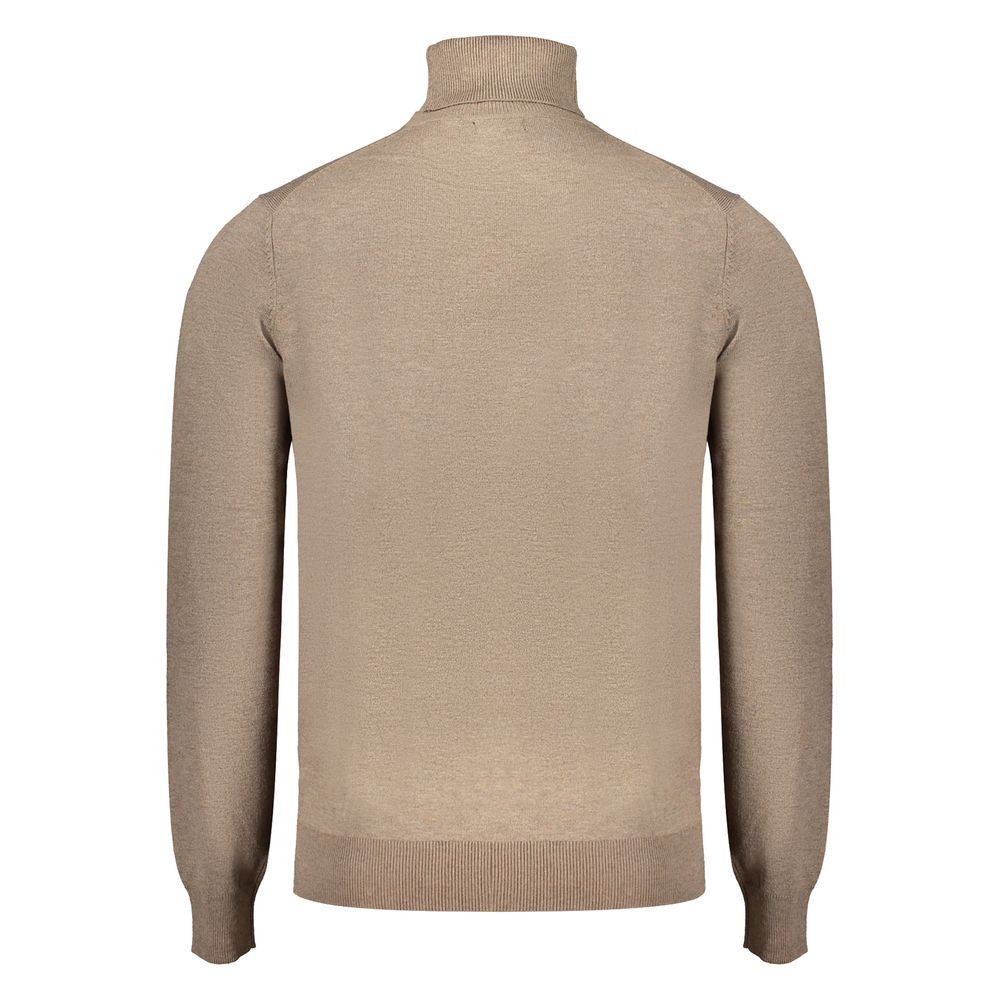 Pull en polyester brun, Norvège, 1963