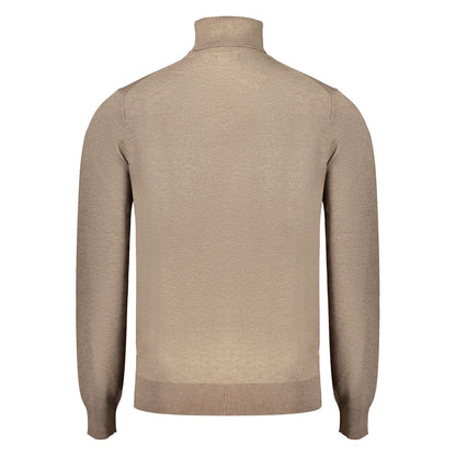 Pull en polyester brun, Norvège, 1963