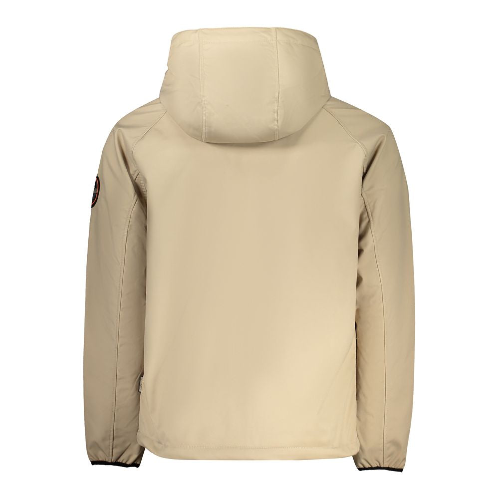 Napapijri beige heren jas van gerecycled polyester