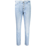 Guess Jeans Blue Cotton Women Jeans - Skinny High Fit
