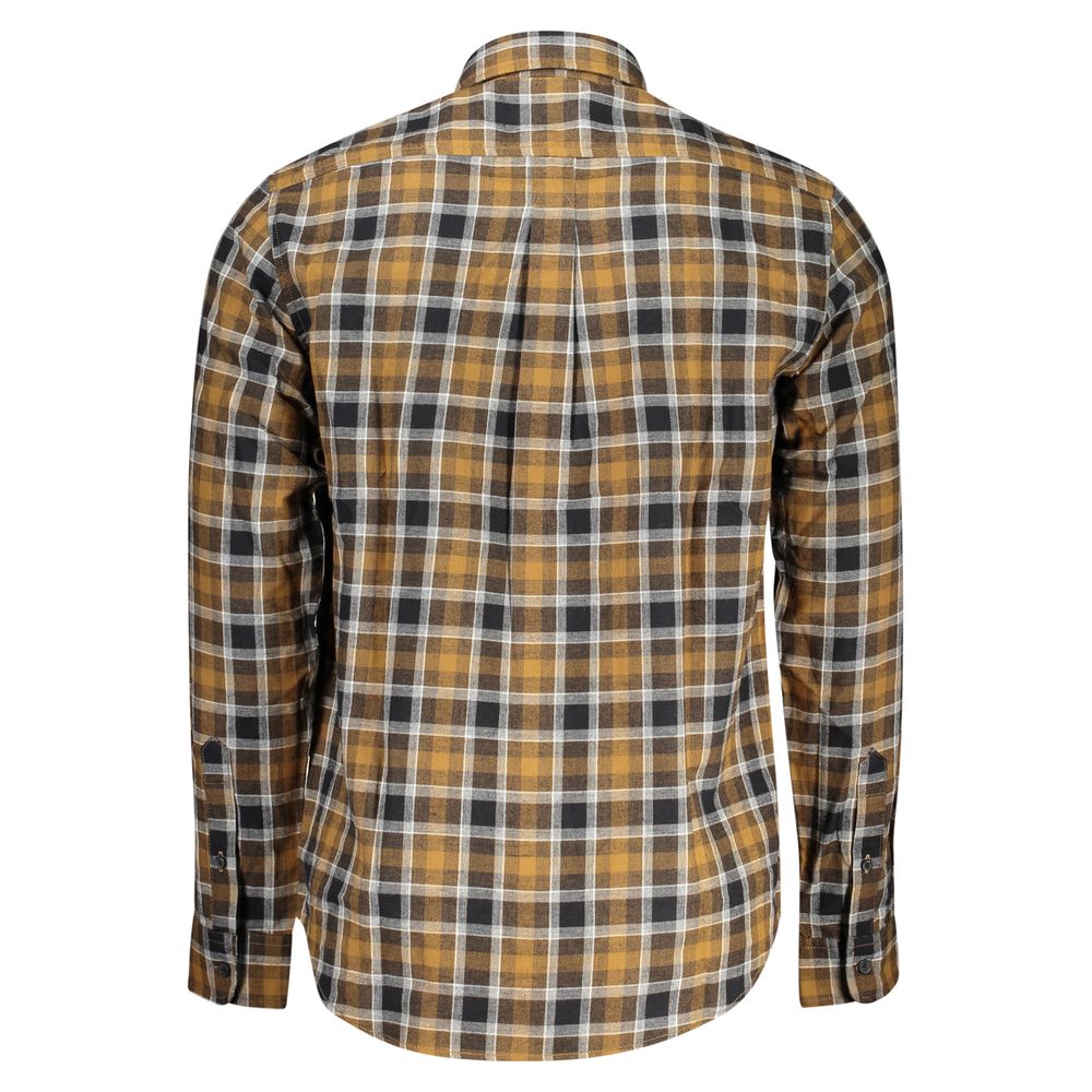 Chemise en coton marron Timberland
