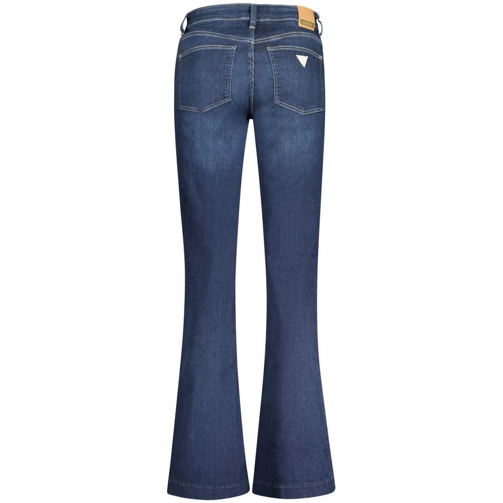 Guess Jeans Blue Cotton Bootcut Denim Jeans for Women