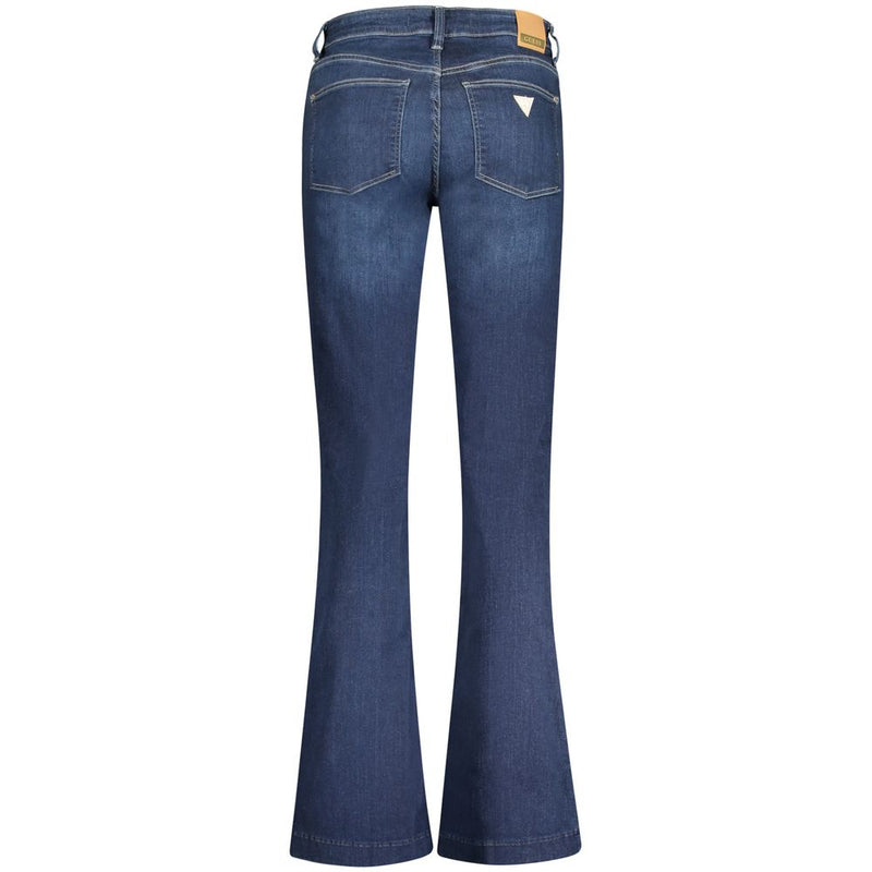 Guess Jeans Blue Cotton Bootcut Denim Jeans for Women