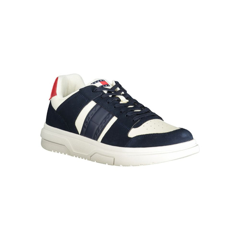 Tommy Hilfiger Sneakers Bleues en Polyester - Chaussures Athlétiques Élégantes