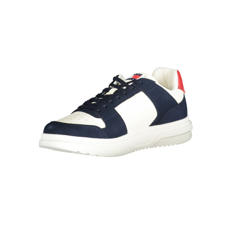 Tommy Hilfiger Sneakers Bleues en Polyester - Chaussures Athlétiques Élégantes