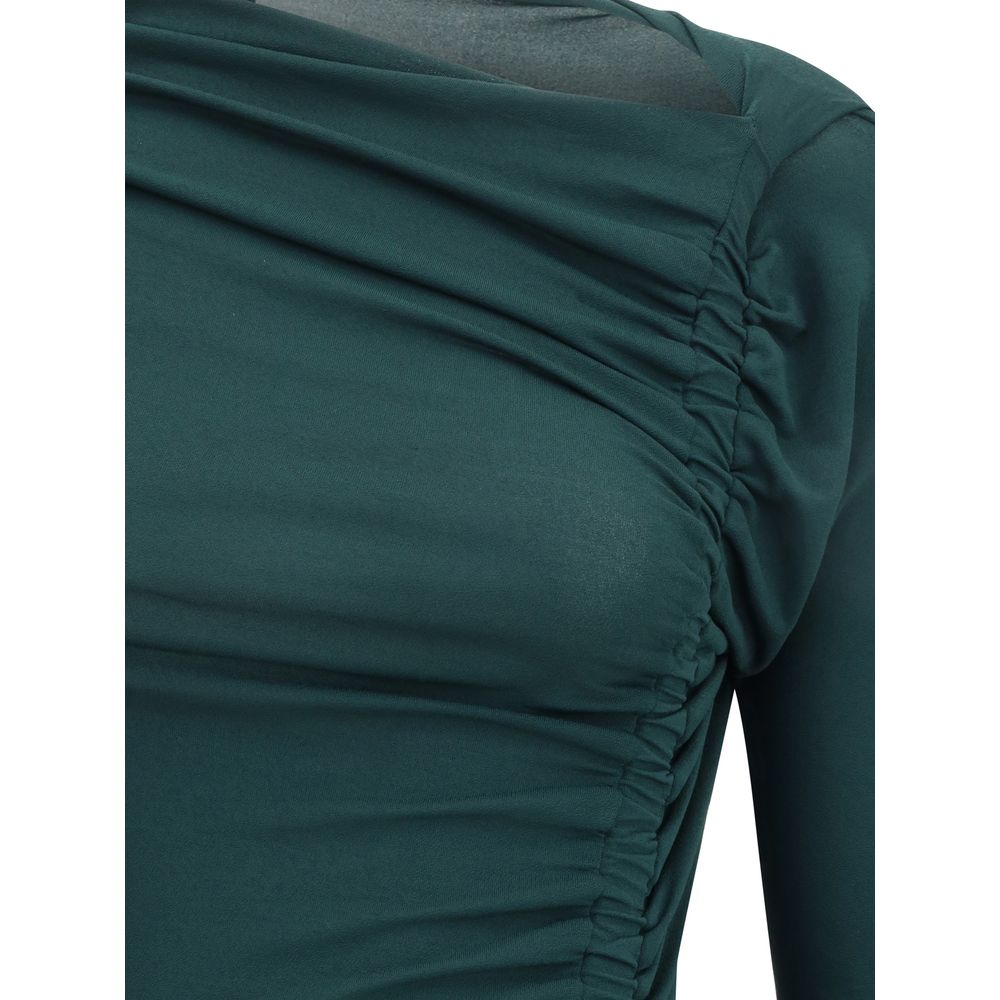 Robe midi drapée Ferragamo