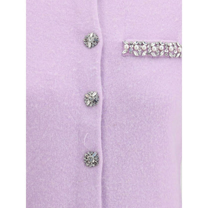 Self-Portrait Jeweled Cardigan