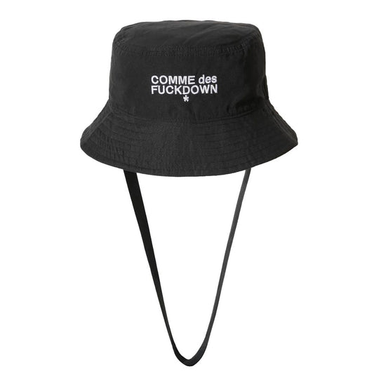 Comme Des Fuckdown Zwarte Polyester Hoeden & Petten