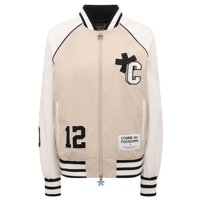 Comme Des Fuckdown Beige Cotton Jackets & Coat