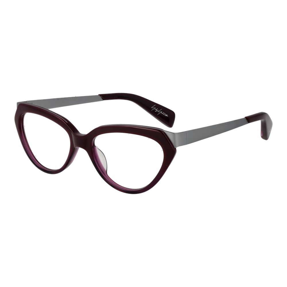 Yohji Yamamoto Purple Unisex Glasses Frame - Cat-Eye Style
