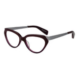 Yohji Yamamoto Purple Unisex Glasses Frame - Cat-Eye Style