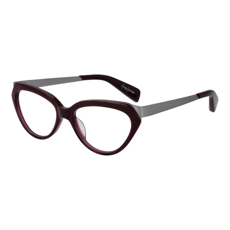 Yohji Yamamoto Purple Unisex Glasses Frame - Cat-Eye Style