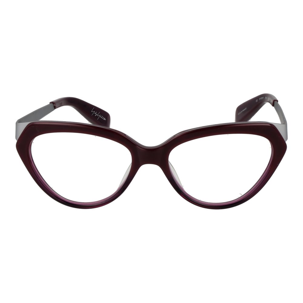 Yohji Yamamoto Purple Unisex Glasses Frame - Cat-Eye Style