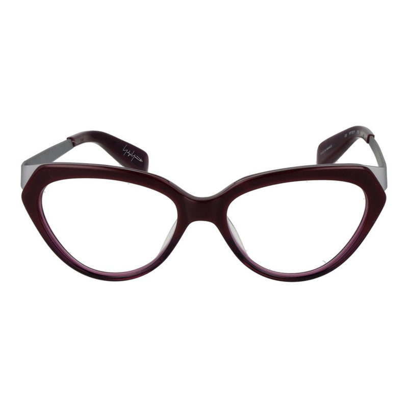 Yohji Yamamoto Purple Unisex Glasses Frame - Cat-Eye Style
