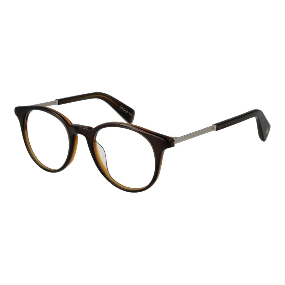 Monture de lunettes marron pour homme Yohji Yamamoto