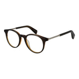 Monture de lunettes marron pour homme Yohji Yamamoto