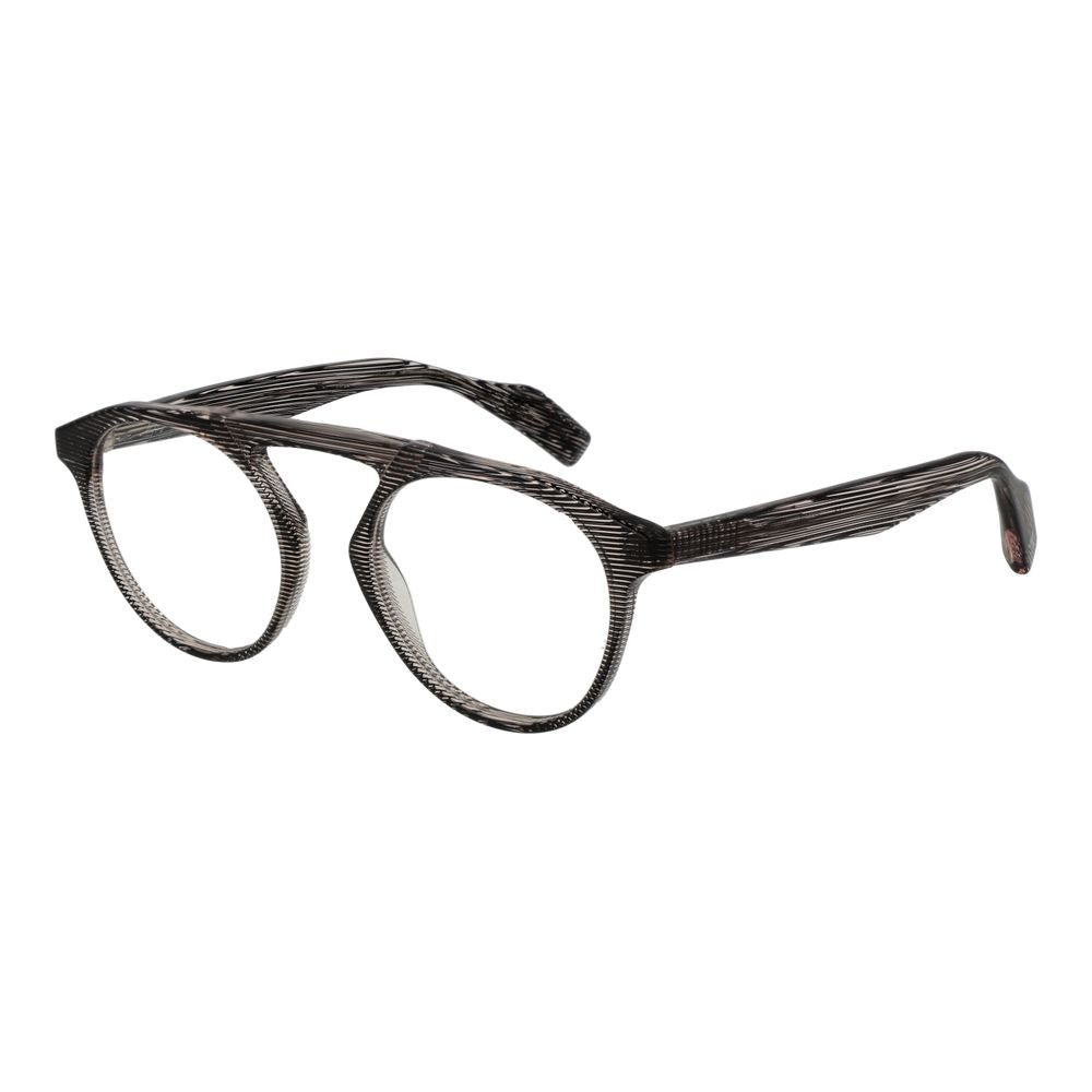 Monture de lunettes marron pour homme Yohji Yamamoto