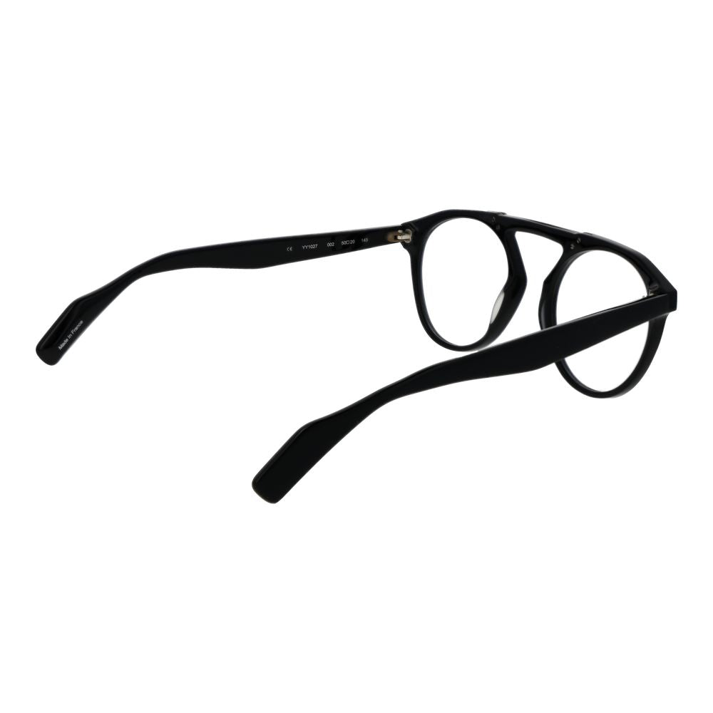 Monture de lunettes pour homme noire Yohji Yamamoto